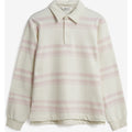 Tate rlx ls strp polo G4605 - Primrose pink