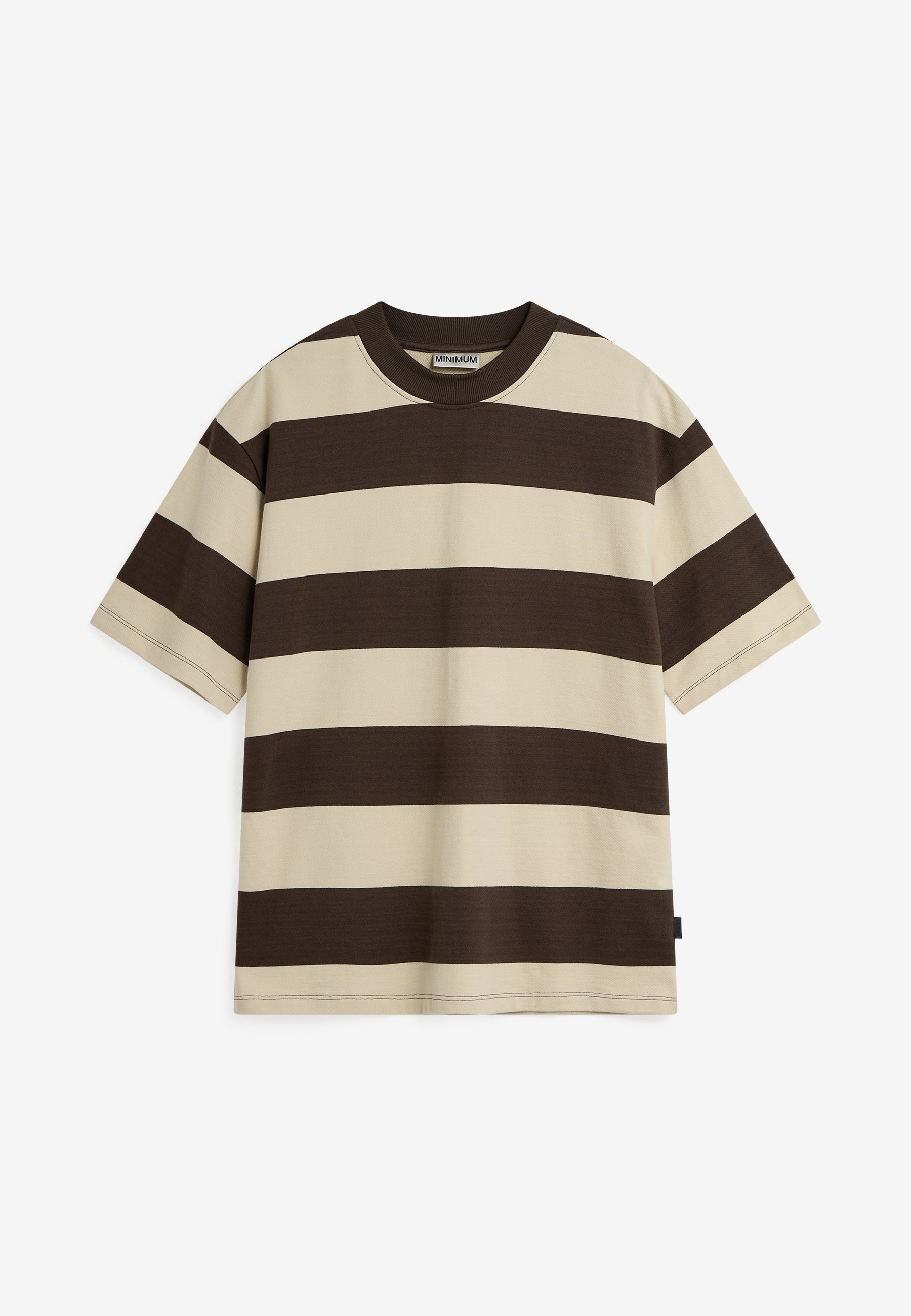 Terry rls YD strp ss tee G4607 - Turkish Coffee