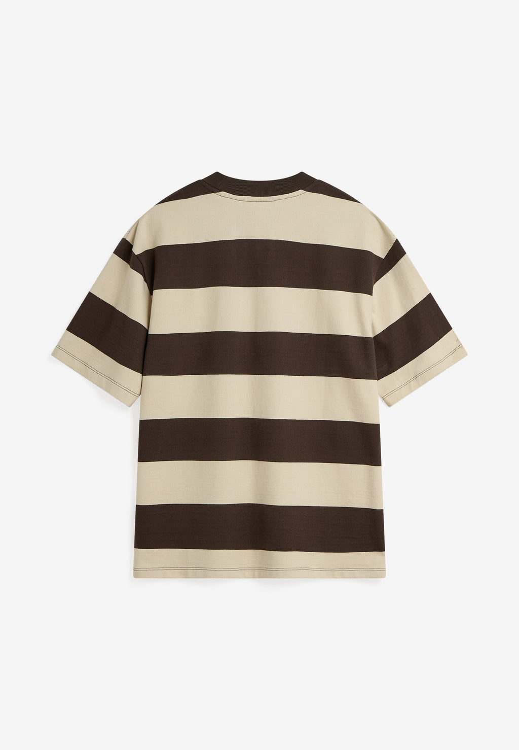 Terry rls YD strp ss tee G4607 - Turkish Coffee