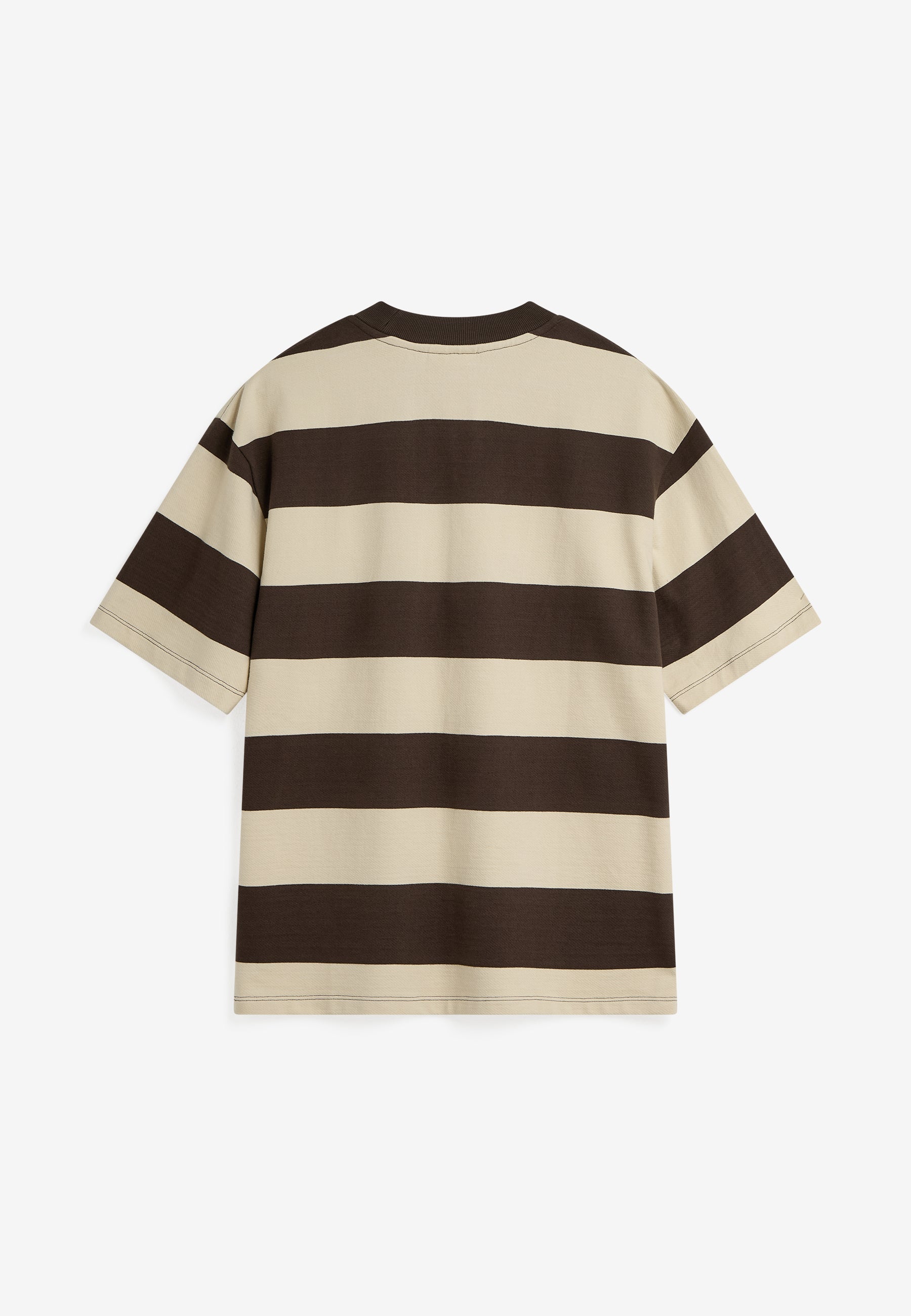 Terry rls YD strp ss tee G4607 - Turkish Coffee