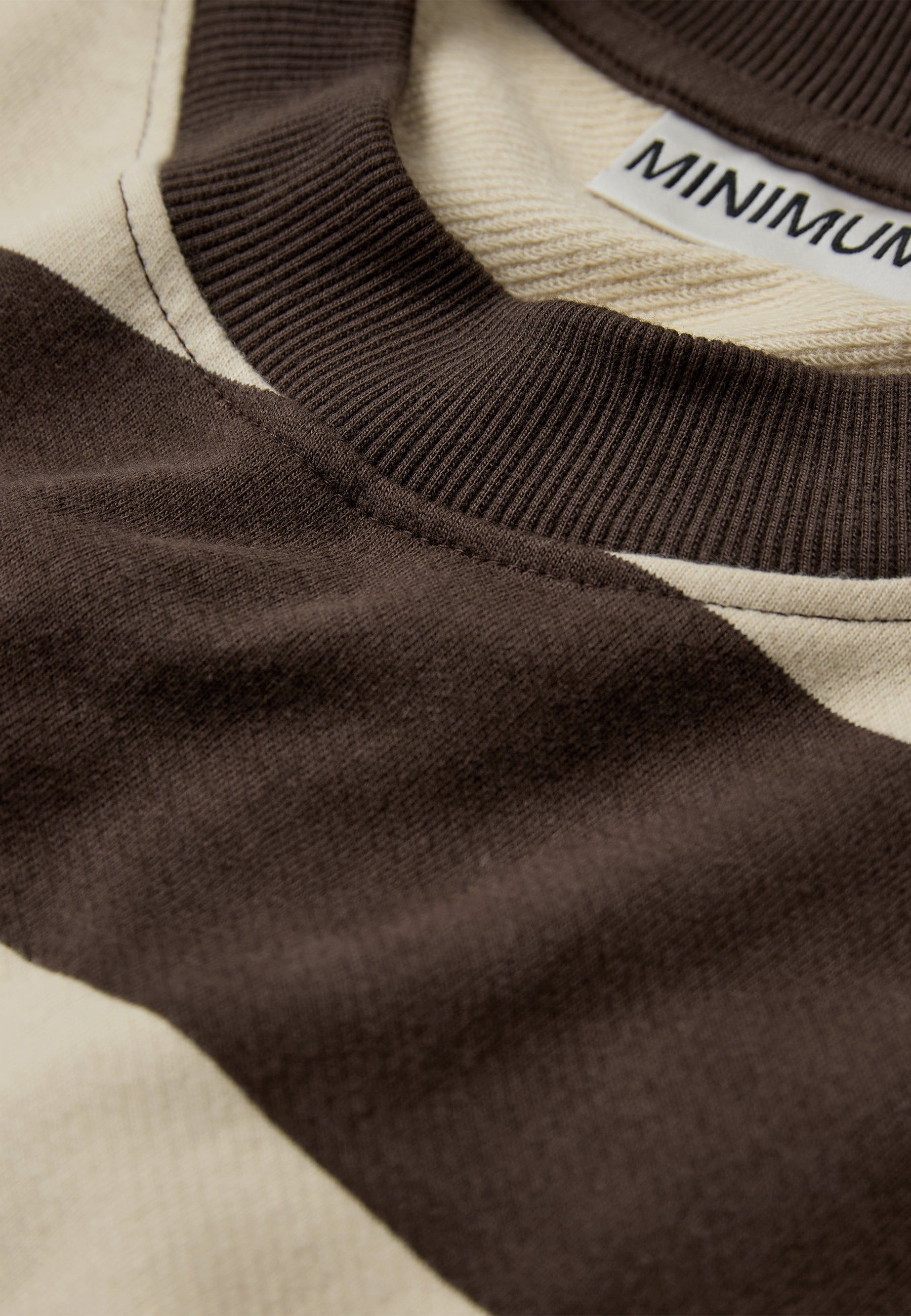Terry rls YD strp ss tee G4607 - Turkish Coffee