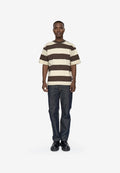 Terry rls YD strp ss tee G4607 - Turkish Coffee
