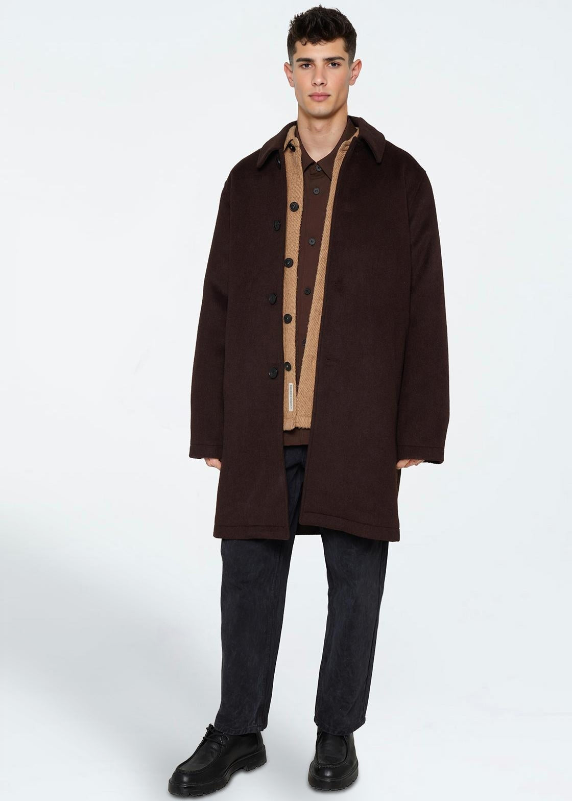 Travis Coat 4312 - Seal Brown