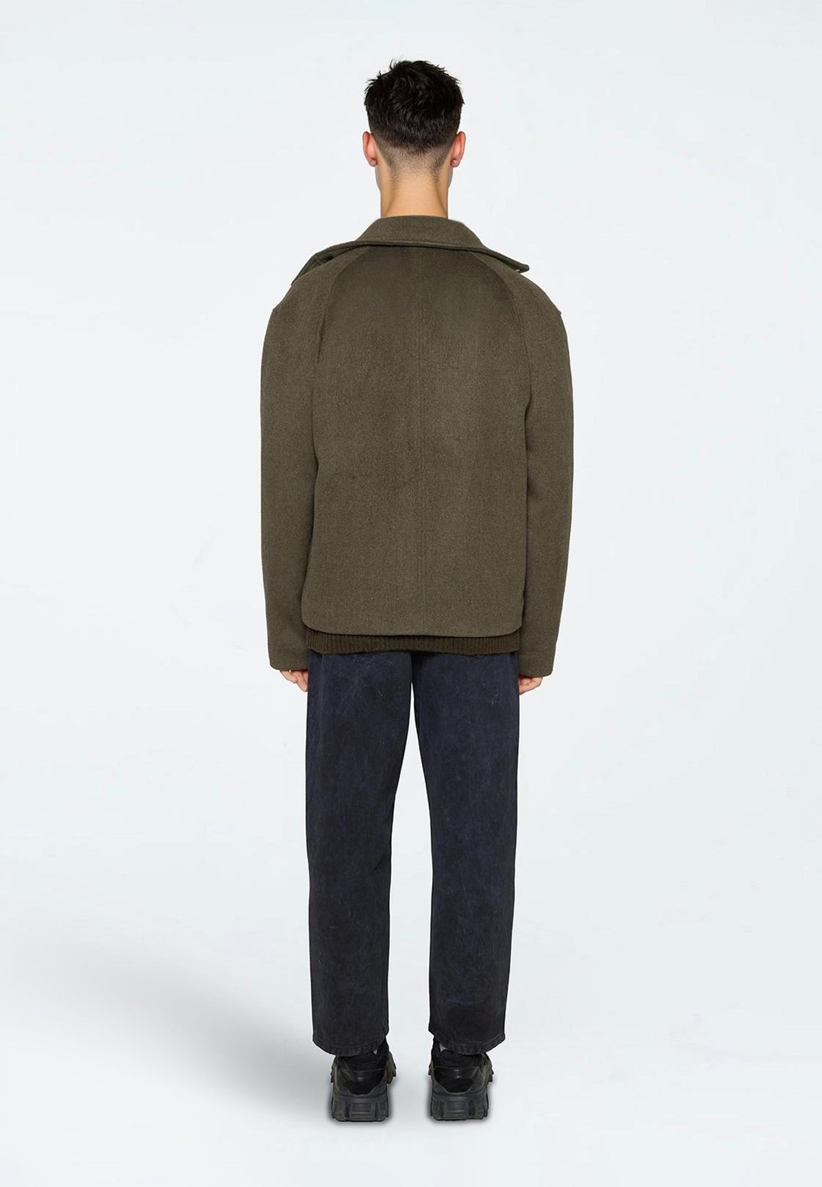 Veste sur mesure en mélange de laine - Mélange Tortue de mer
