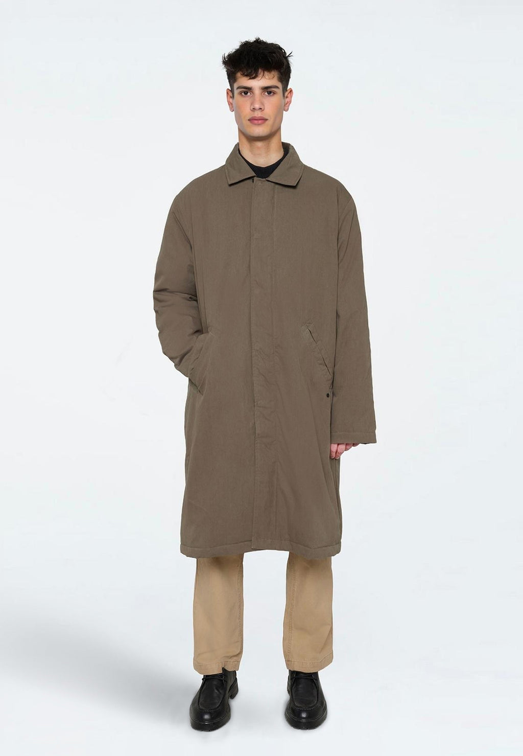 Manteau classique en mélange de laine - Tortue marine